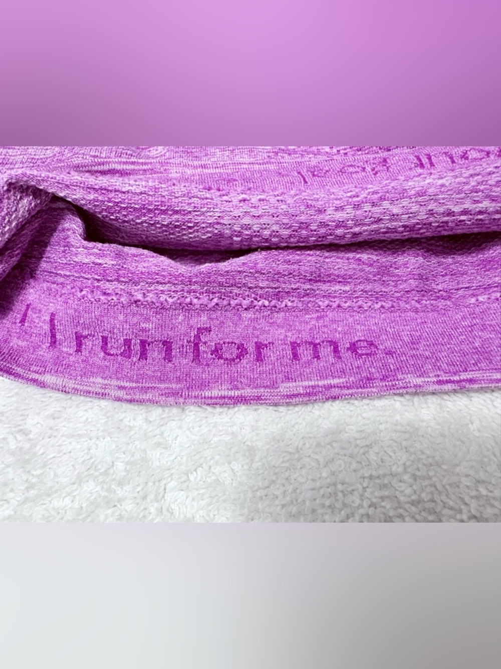 lululemon athletica Lavender Heather Swifty Tech Shirt Size 8 Women - Picture 8 of 12
